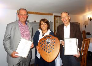 Phil Kirkham, President Mary and Dave Roberts